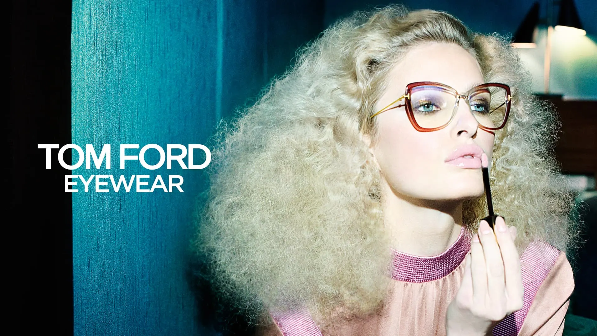Woman wearing Tom Ford eyewear